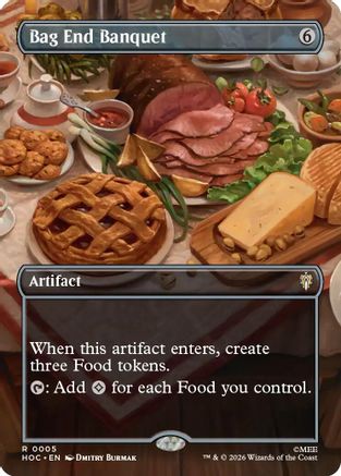 Bag End Banquet (Borderless) (HOC-005) - The Hobbit: Eternal-Legal Foil