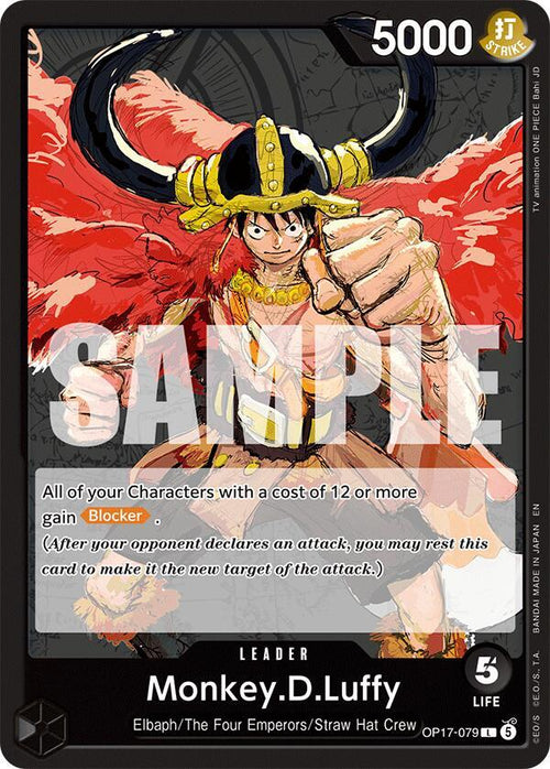 Monkey.D.Luffy (OP17-079) - The World's Strongest Warriors