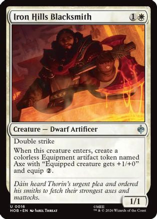 Iron Hills Blacksmith (HOB-016) - The Hobbit Foil