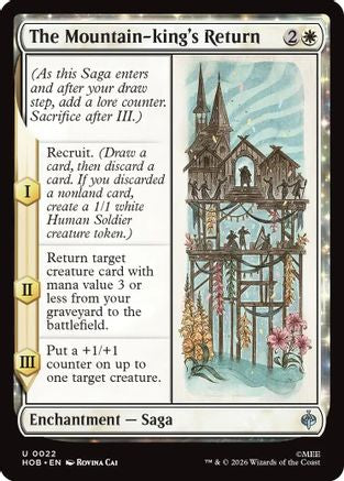 The Mountain-king's Return (HOB-022) - The Hobbit Foil
