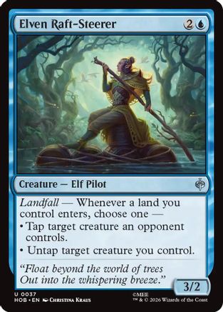 Elven Raft-Steerer (HOB-037) - The Hobbit Foil