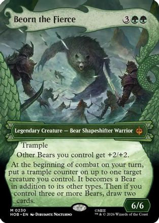 Beorn the Fierce (Showcase) (HOB-230) - The Hobbit Foil