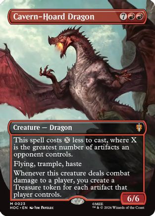 Cavern-Hoard Dragon (Borderless) (HOC-023) - The Hobbit: Eternal-Legal