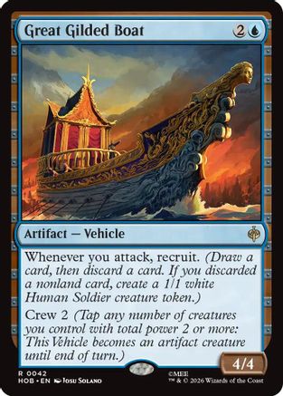 Great Gilded Boat (HOB-042) - The Hobbit Foil