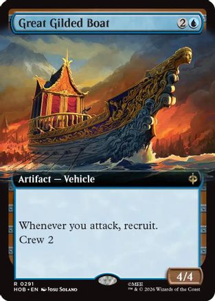 Great Gilded Boat (Extended Art) (HOB-291) - The Hobbit