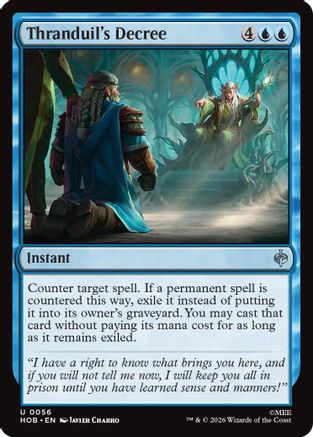 Thranduil's Decree (HOB-056) - The Hobbit Foil