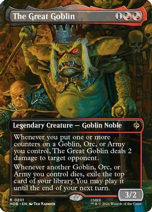 The Great Goblin (Borderless) (HOB-201) - The Hobbit Foil