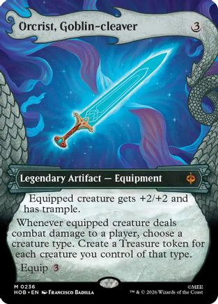 Orcrist, Goblin-cleaver (Showcase) (HOB-236) - The Hobbit Foil
