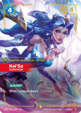 Kai'Sa, Survivor (SP1/006) - Vendetta Foil
