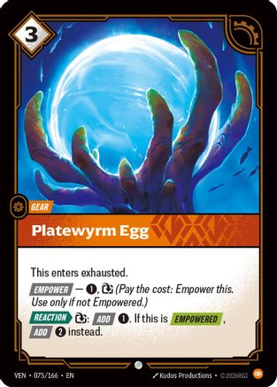 Platewyrm Egg (075/166) - Vendetta