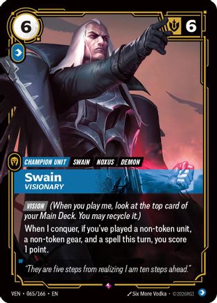 Swain, Visionary (065/166) - Vendetta Foil
