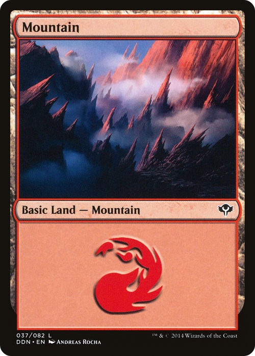Mountain (037) (DDN-037) - Duel Decks: Speed vs. Cunning
