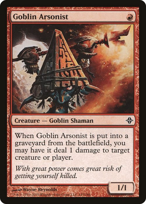 Goblin Arsonist (ROE-147) - Rise of the Eldrazi Foil