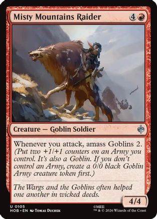 Misty Mountains Raider (HOB-105) - The Hobbit Foil