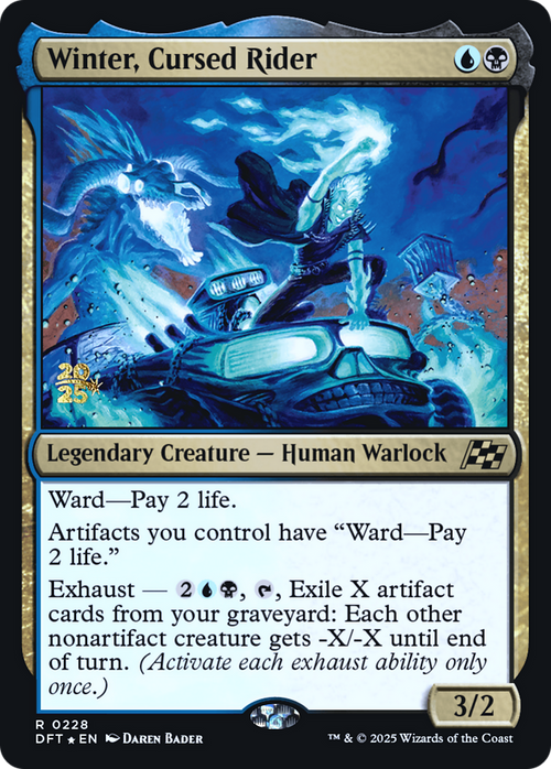Winter, Cursed Rider (PRE-228S) - Prerelease Cards Foil