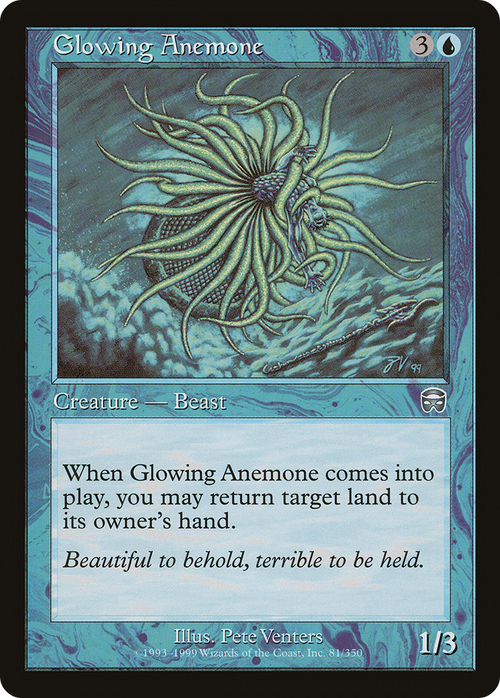 Glowing Anemone (MMQ-081) - Mercadian Masques Foil