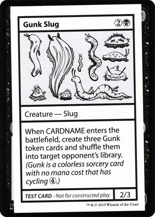 Gunk Slug (No PW Symbol) (CMB1-043) - Mystery Booster Playtest Cards 2021