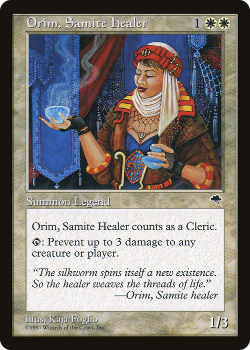 Orim, Samite Healer (TMP-033) - Tempest