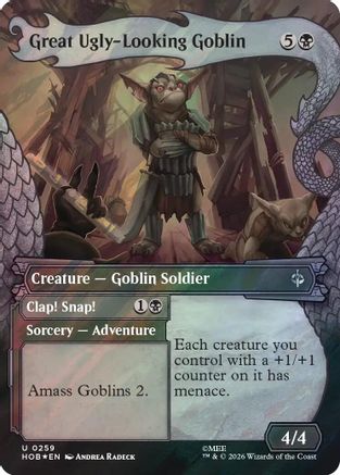 Great Ugly-Looking Goblin (Showcase) (Surge Foil) (HOB-259) - The Hobbit Foil