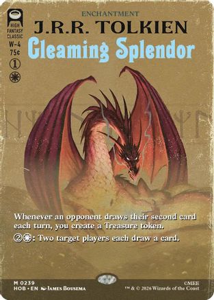 PRESALE - Gleaming Splendor (Borderless) (HOB-239) - The Hobbit Foil