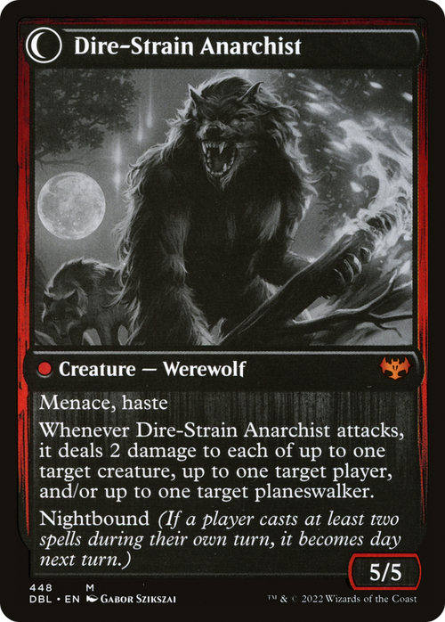 Volatile Arsonist (DBL-448) - Innistrad: Double Feature: (Double Faced Transform) Foil
