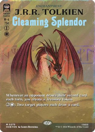 PRESALE - Gleaming Splendor (Borderless) (Surge Foil) (HOB-275) - The Hobbit Foil
