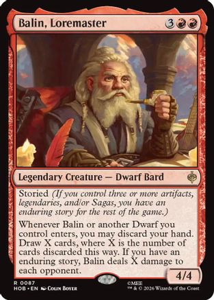 Balin, Loremaster (HOB-087) - The Hobbit Foil