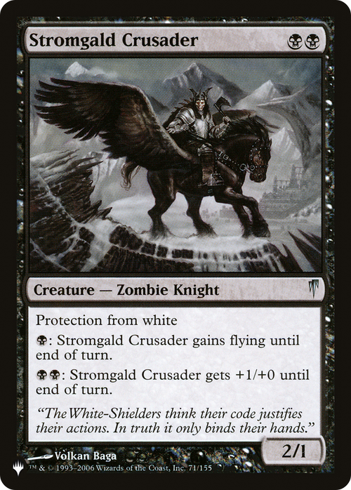 Stromgald Crusader (LIST-CSP-71) - The List