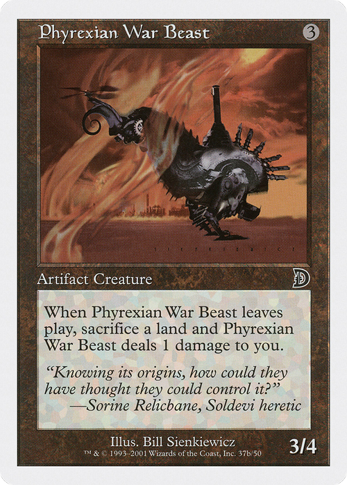 Phyrexian War Beast (37b) (DKM-37B) - Deckmasters