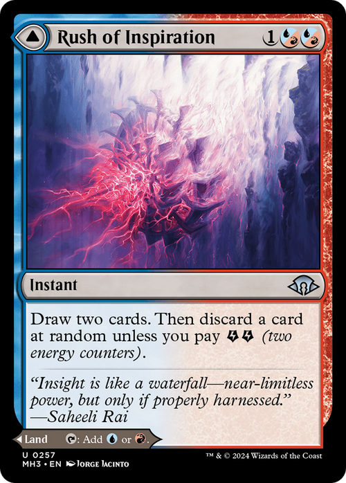 Rush of Inspiration (MH3-257) - Modern Horizons 3 Foil