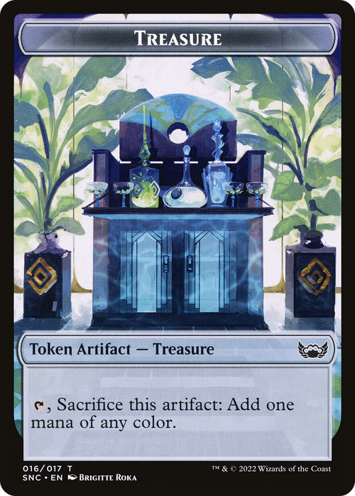 Treasure (TSNC-016) - Streets of New Capenna Tokens Foil