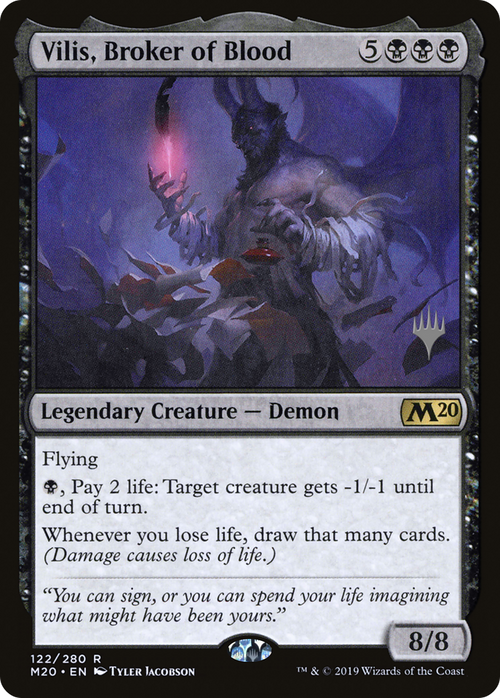 Vilis, Broker of Blood (PPM20-122P) - Core Set 2020 Promos Foil