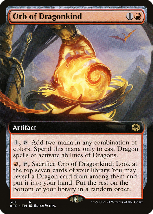 Orb of Dragonkind (Extended Art) (AFR-381) - Adventures in the Forgotten Realms: (Extended Art)
