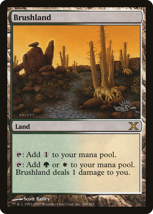 Brushland (10E-349) - Tenth Edition Foil