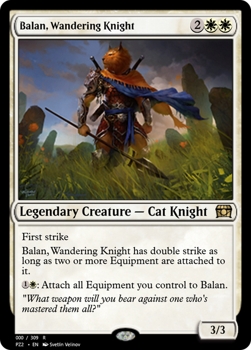 Balan, Wandering Knight (PZ2-65757) - Treasure Chest Foil