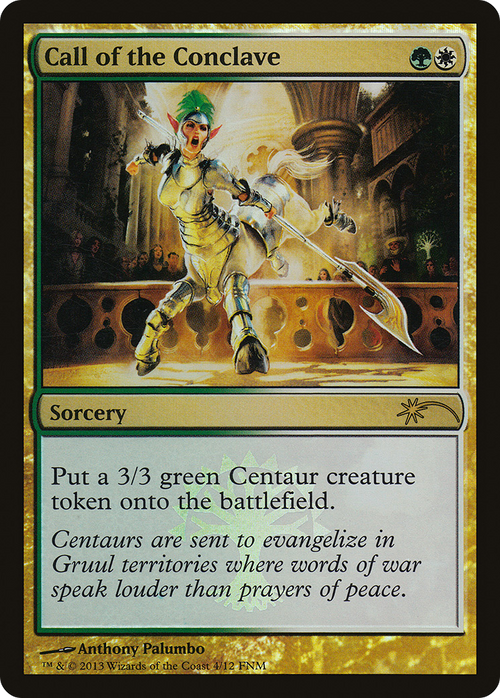 Call of the Conclave (FNM-004) - Friday Night Magic 2013 Foil