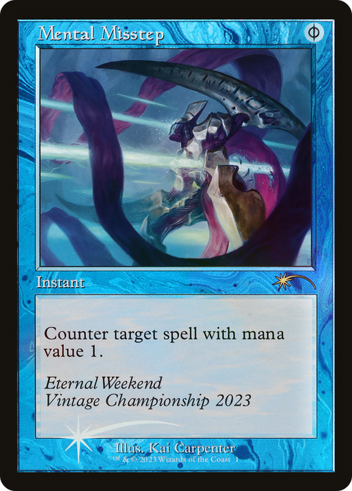 Mental Misstep (Retro Frame) (UMP-001) - Eternal Weekend Foil