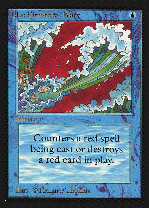 Blue Elemental Blast (IE) (IED-) - Intl. Collectors' Edition