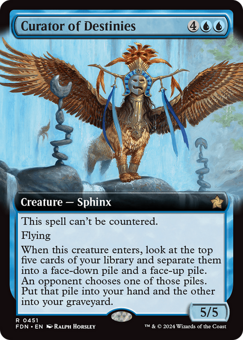 Curator of Destinies (Extended Art) (FDN-451) - Foundations: (Extended Art)
