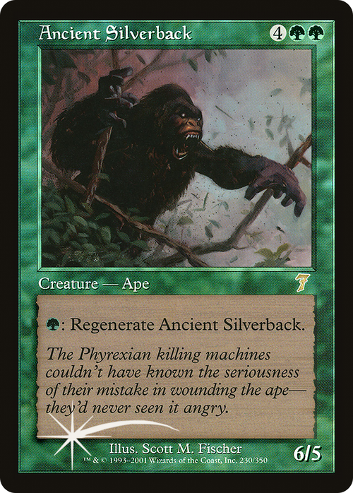 Ancient Silverback (7ED-230) - 7th Edition Foil