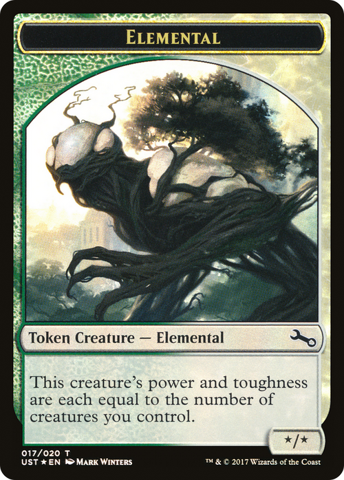 Elemental Token (017) (UST-017) - Unstable Tokens Foil