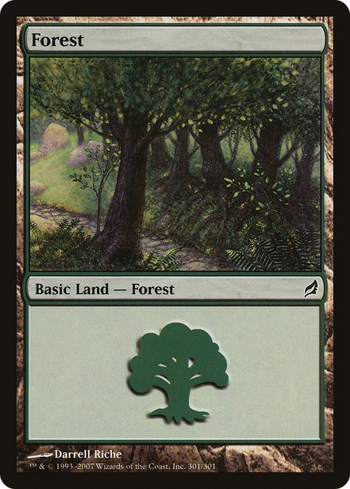 Forest (301) (LRW-301) - Lorwyn Foil