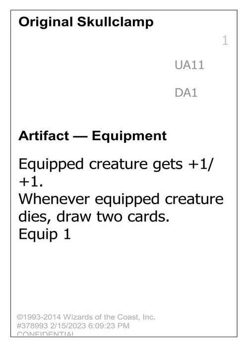 Original Skullclamp (UNK-) - Unknown Event