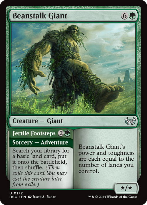 Beanstalk Giant (DSC-172) - Duskmourn: House of Horror Commander