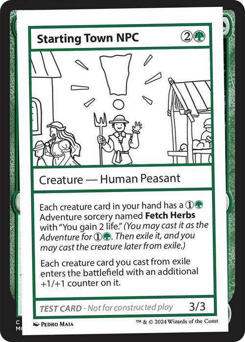 Starting Town NPC (MB2PC-) - Mystery Booster 2