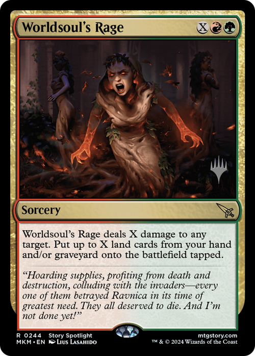 Worldsoul's Rage (PPMKM-244) - Murders at Karlov Manor Promos