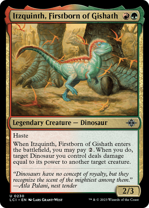 Itzquinth, Firstborn of Gishath (LCI-230) - The Lost Caverns of Ixalan
