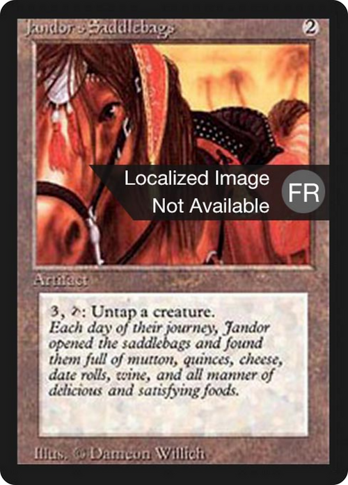 Jandor's Saddlebags (FBB-) - Foreign Black Border