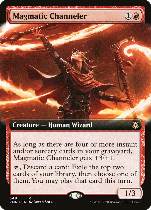 Magmatic Channeler (Extended Art) (ZNR-349) - Zendikar Rising: (Extended Art)