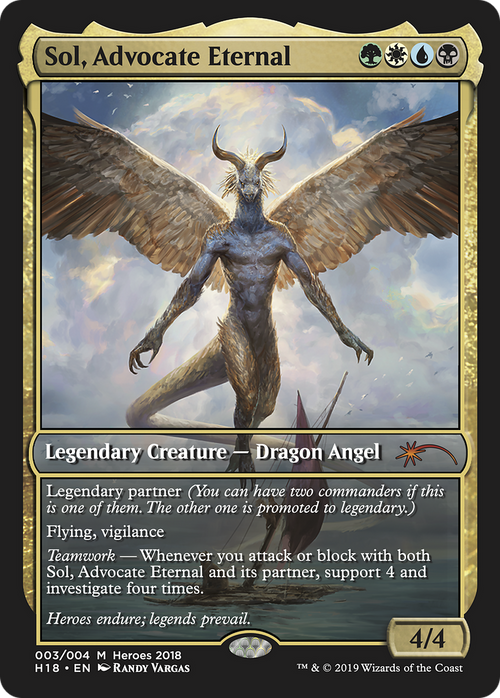 Sol, Advocate Eternal (UMP-003) - 2018 Heroes of the Realm